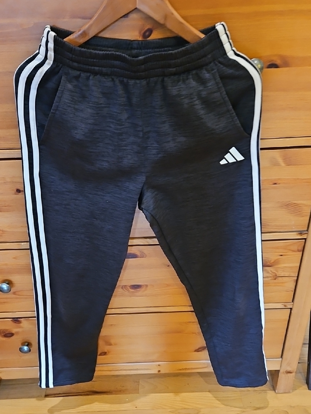 adidas Black Jogger Pants Boys Size 14/16